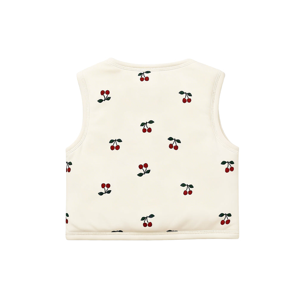 Bodywarmer Cherries Print