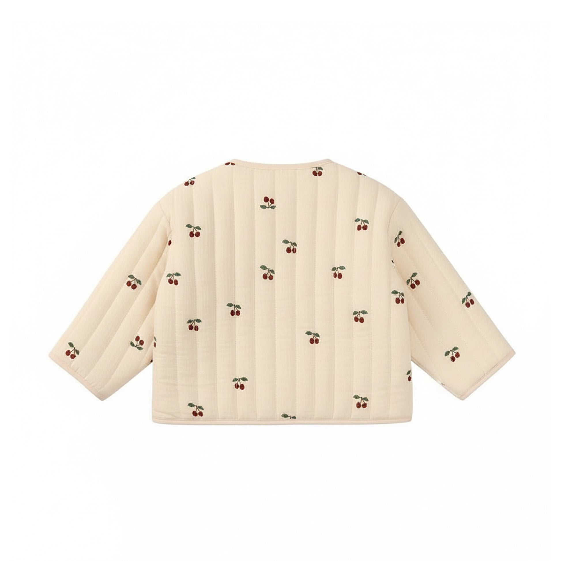 Cherry Print Padded Jacket