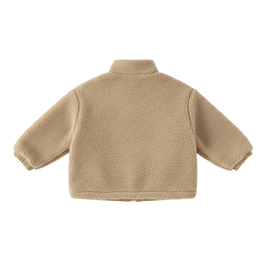 Beige Zip-Up Jacket