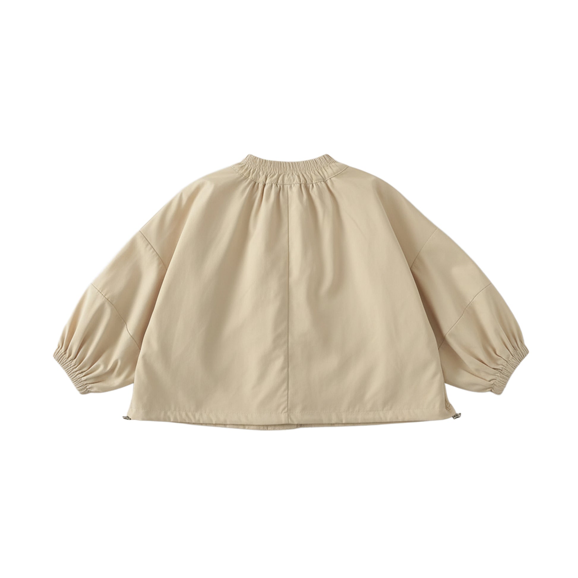 Beige A-line Coat