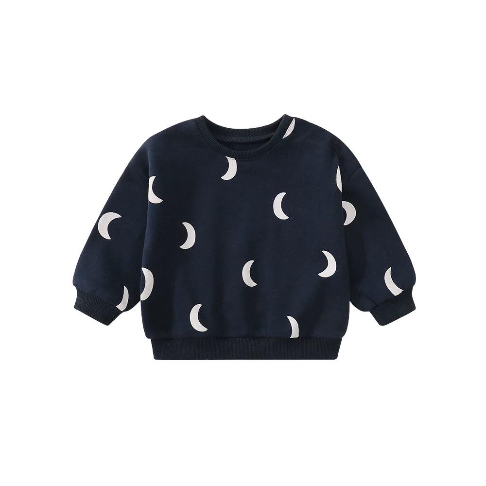 Moon Pattern Sweater (Black)