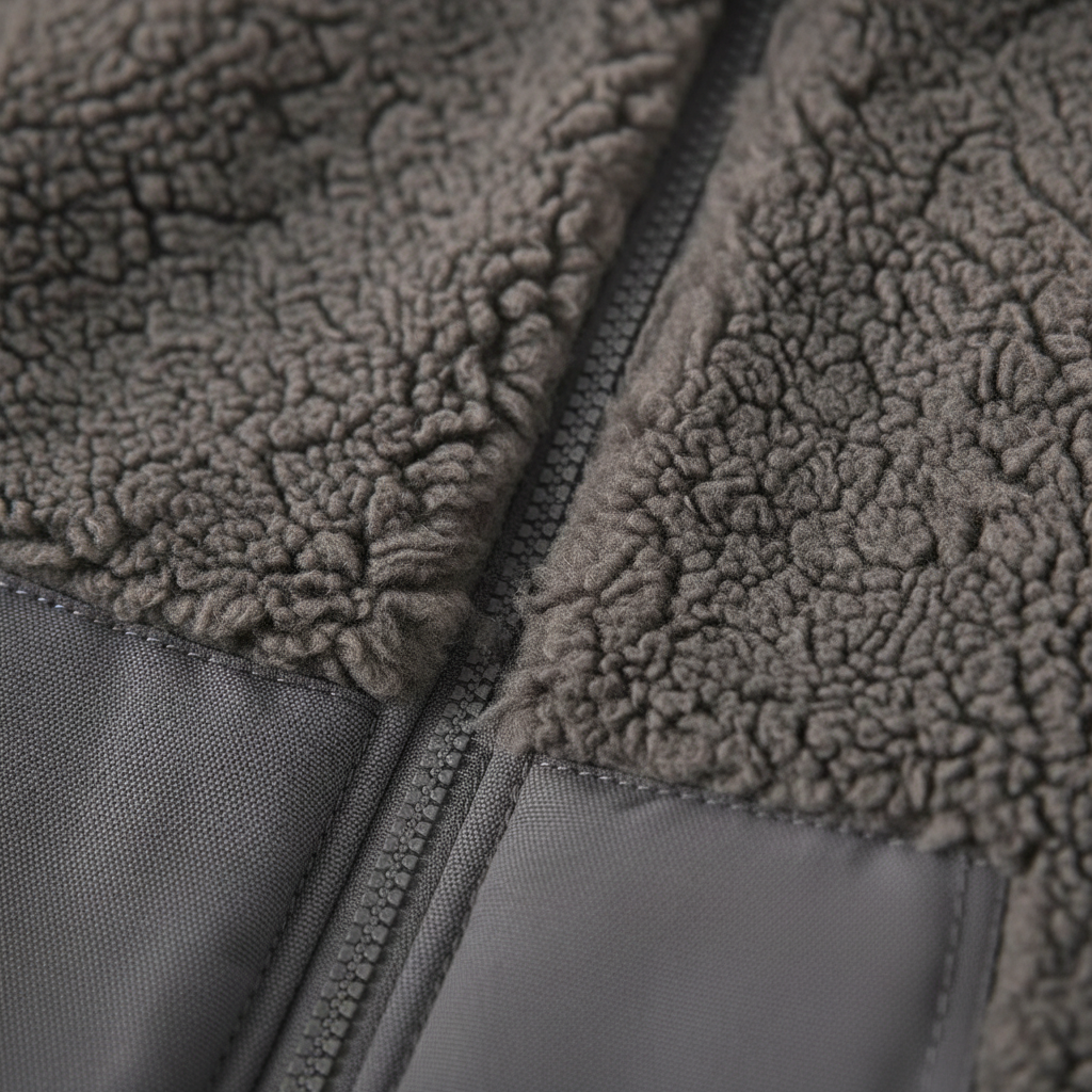 Dark Grey Zip-Up Jacket