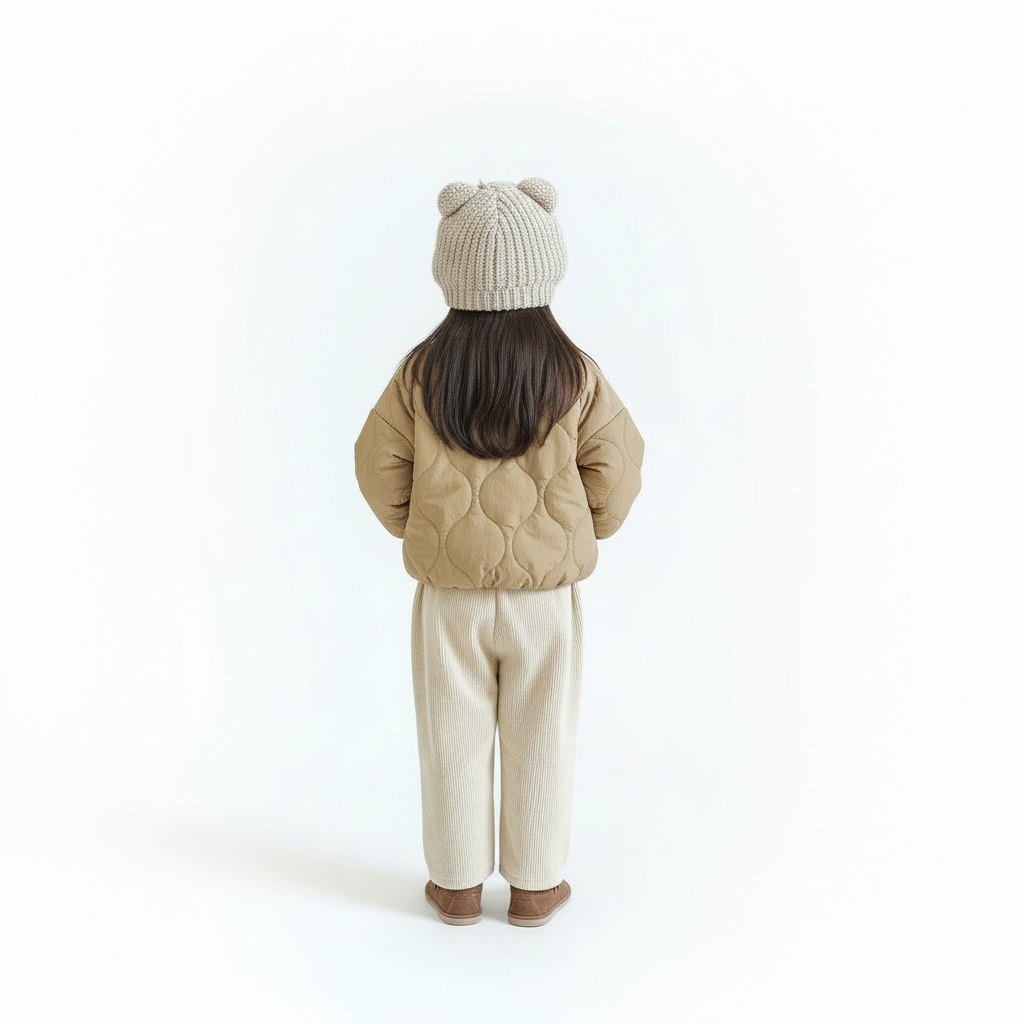 Beige Lightweight Padded Jacket