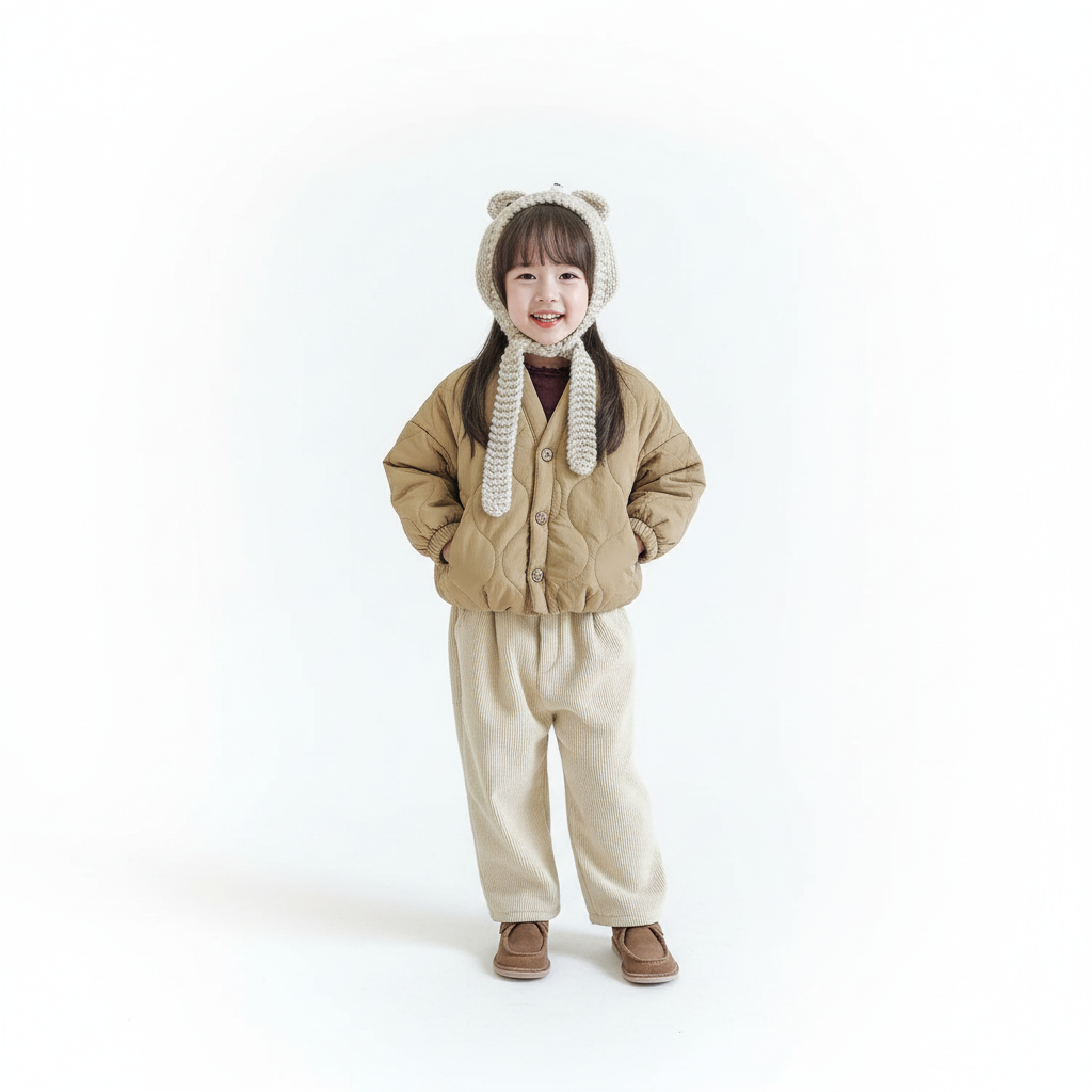 Beige Lightweight Padded Jacket