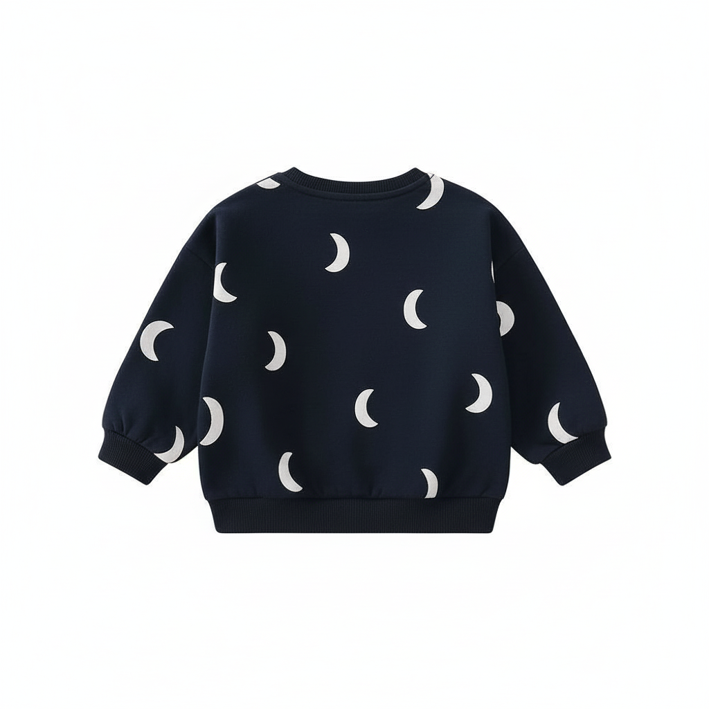 Moon Pattern Sweater (Black)
