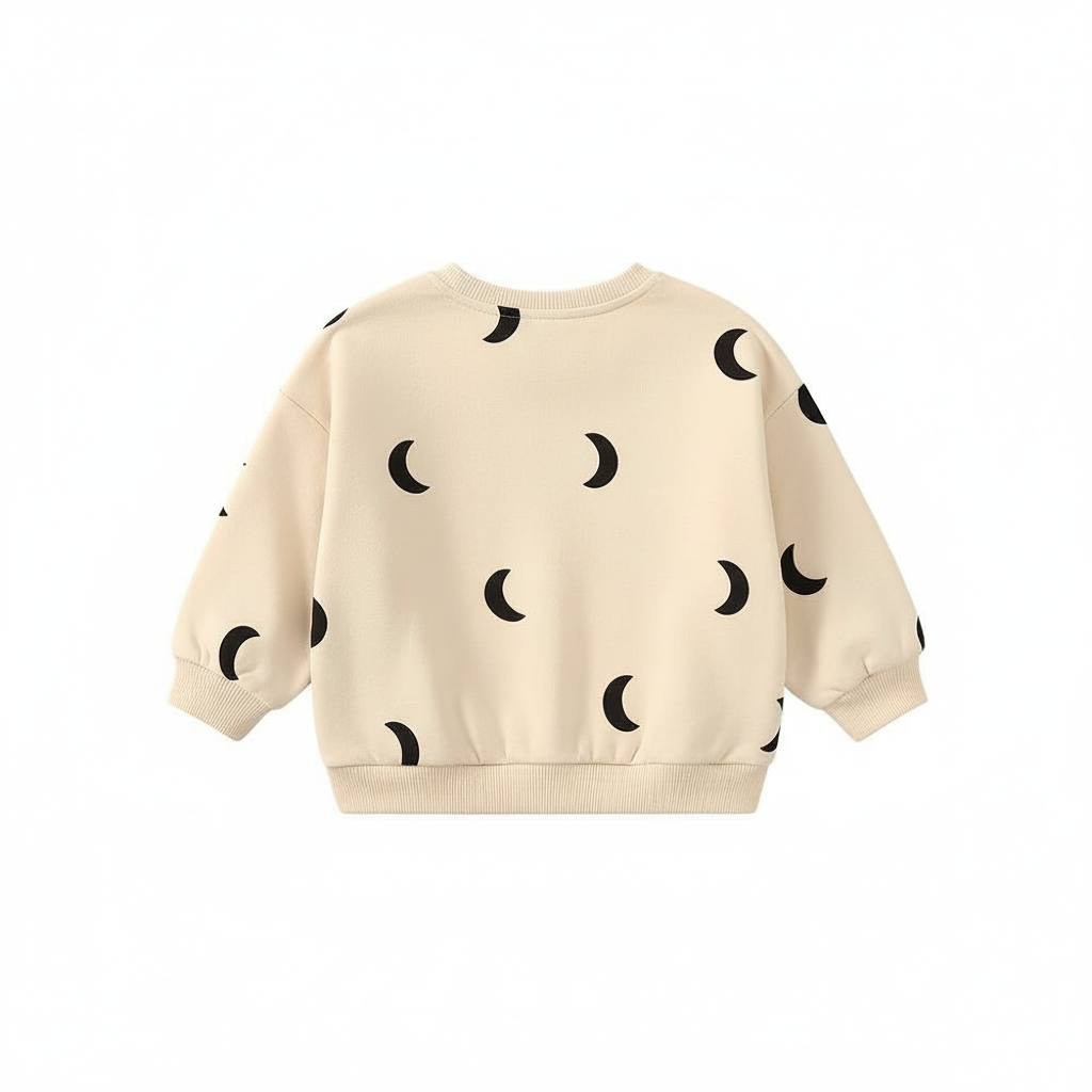 Moon Pattern Sweater (Cream)