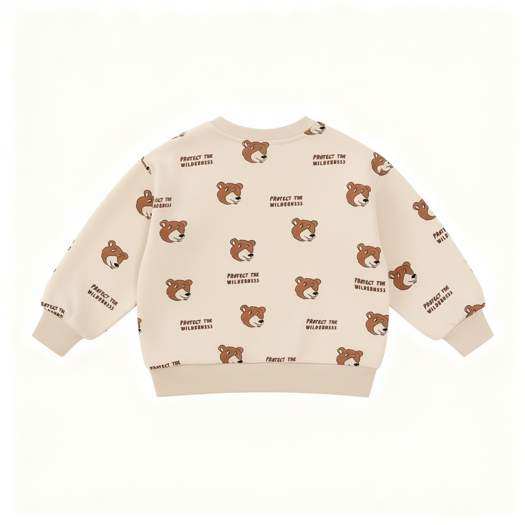 Bear Pattern Sweatshirt