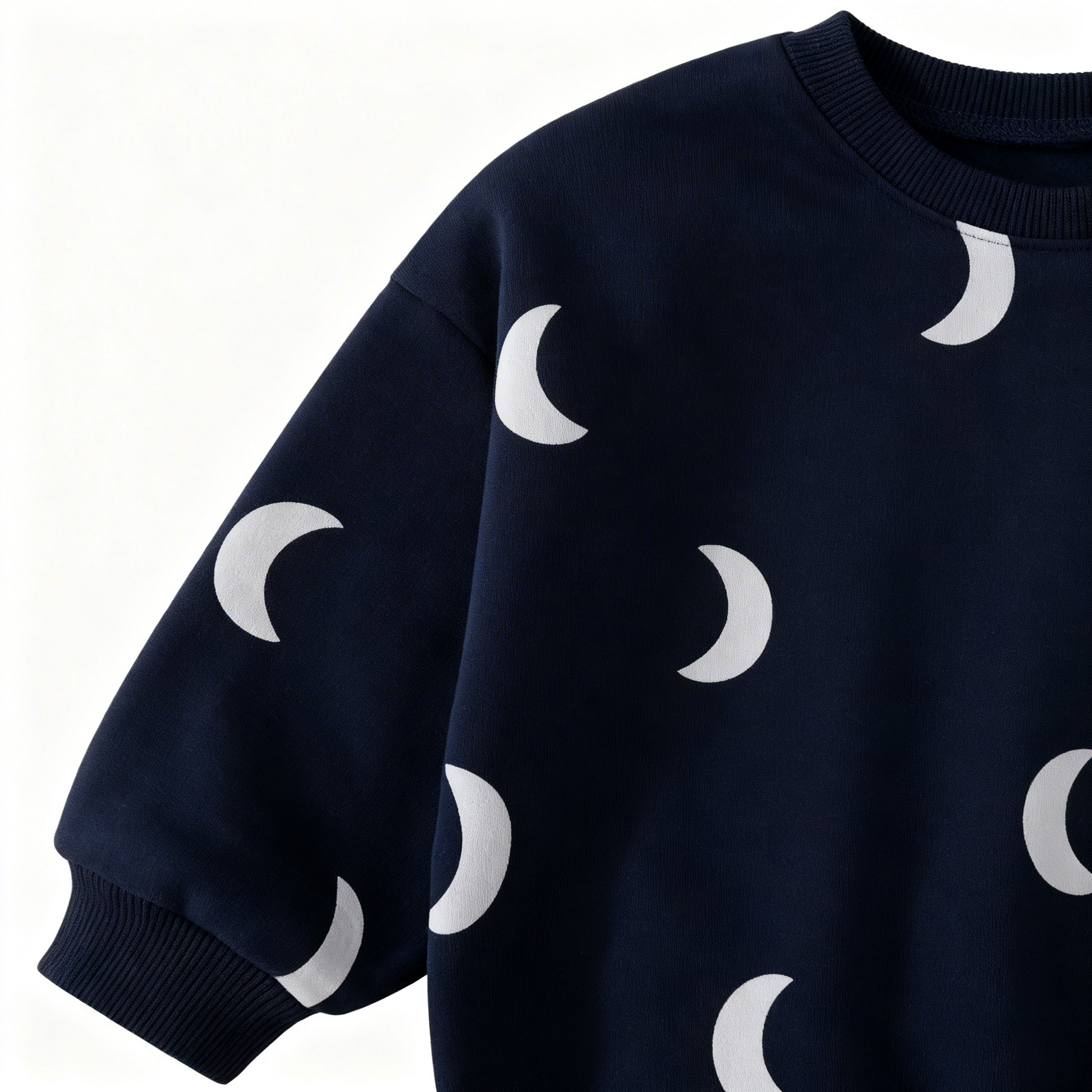 Moon Pattern Sweater (Black)