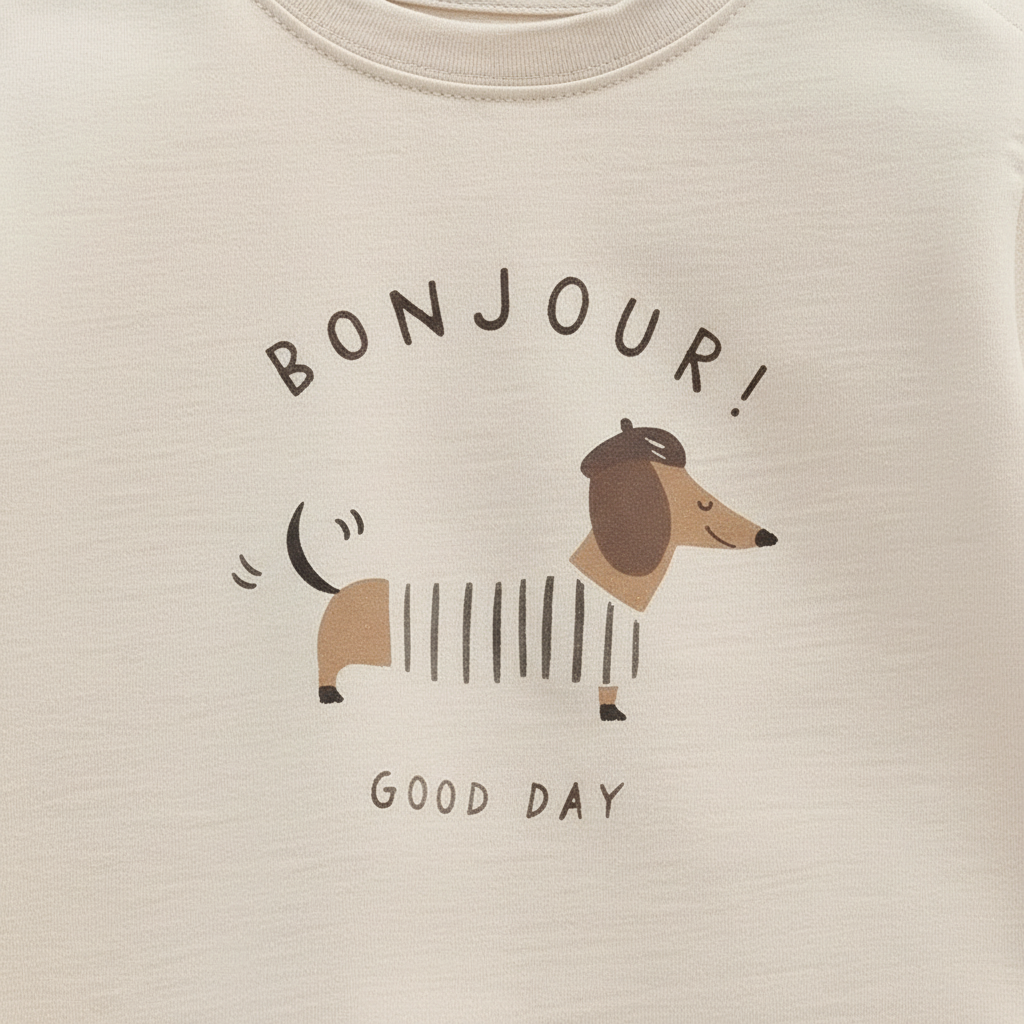 Bonjour Dog Sweatshirt