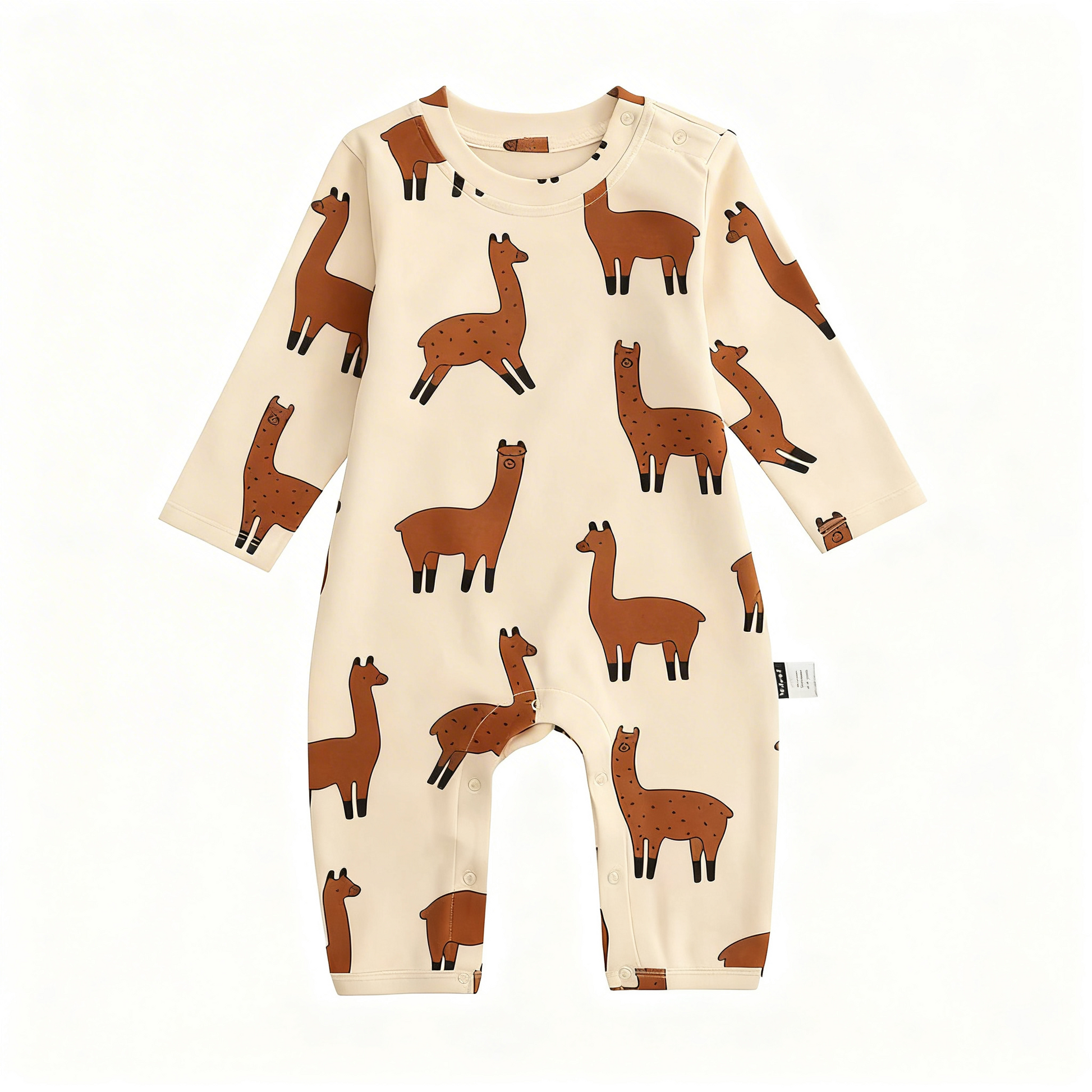 Alpaca Print Onesie