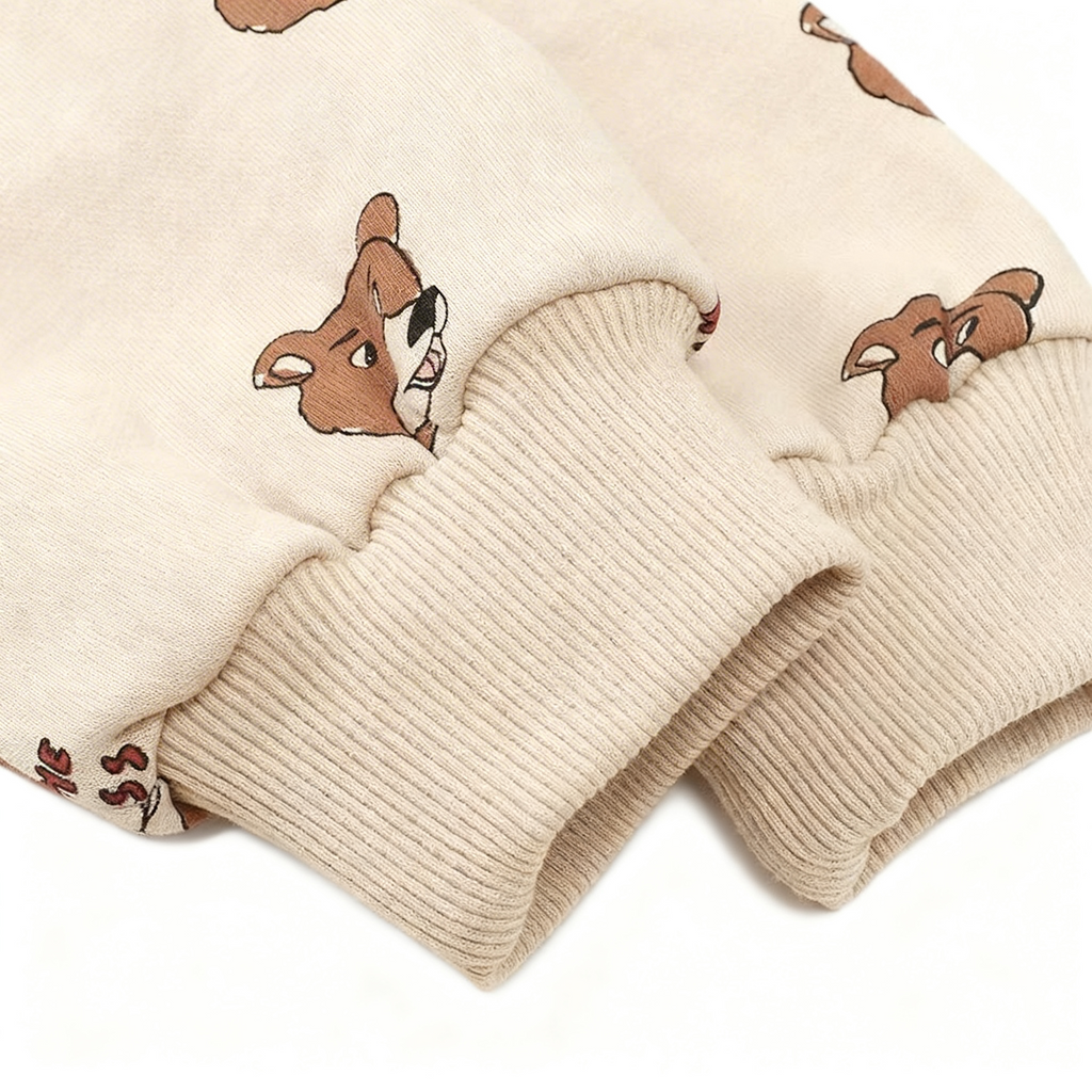 Bear Pattern Sweatshirt