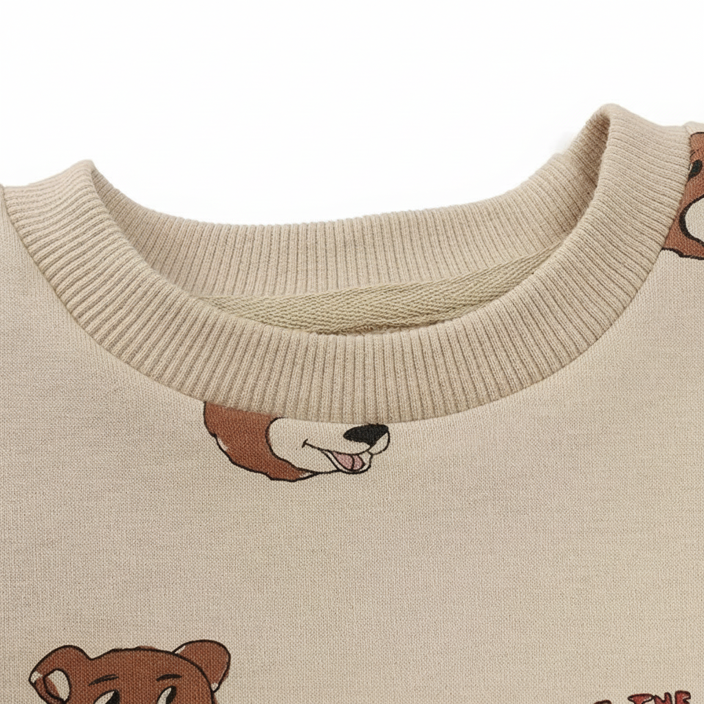 Bear Pattern Sweatshirt